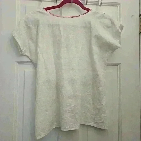 Traditional Mexican Fiesta Hand Embroided Blouse,S/M - Picture 2 of 2